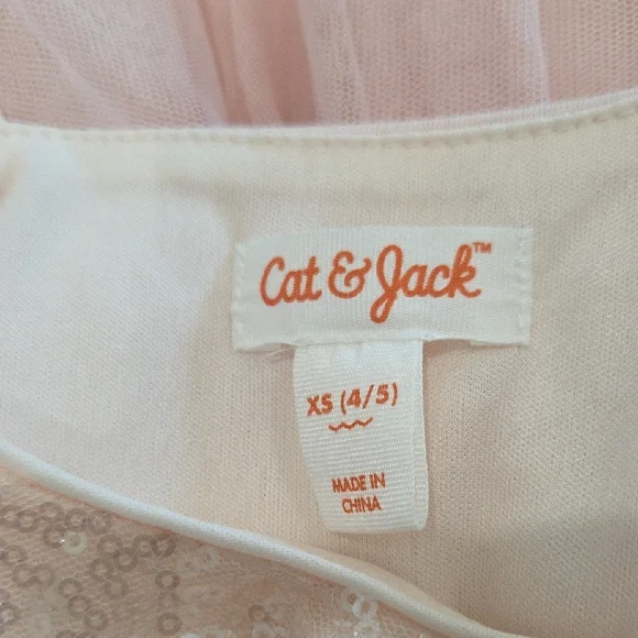Cat & Jack Pink Sequin Dress - Picture 2 of 7